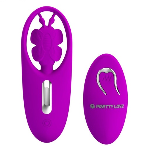 Vibrator clitoridian cu 12 moduri de vibratie PRETTY LOVE – DANCING BUTTERFLY (10.8cm) - Img 3