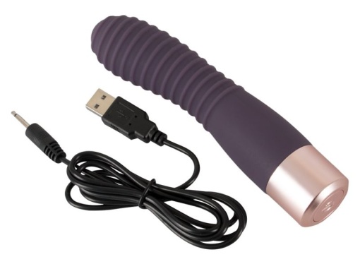 Vibrator cu ax texturat si 10 moduri de vibrație Elegant Flexy Vibe (15 cm) - Img 4