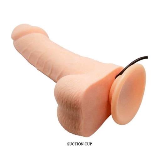 Vibrator cu Ventuza- Vibratii &amp; Rotatii (20cm) - Img 2