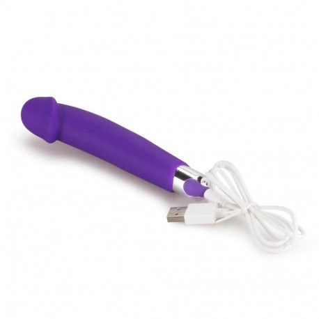 Vibrator din silicon Rechargeable IJOY Silicone Purple 16cm - Img 4