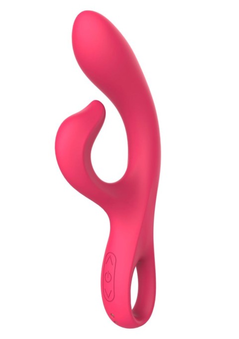 Vibrator flexibil pentru punctul G cu stimulator de clitoris Endless Orgasm Vibrator (21 cm) - Img 2