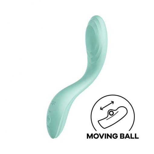 Vibrator inovator pentru punctul G Satisfyer Rrrolling Pleasure mint (22cm) - Img 2
