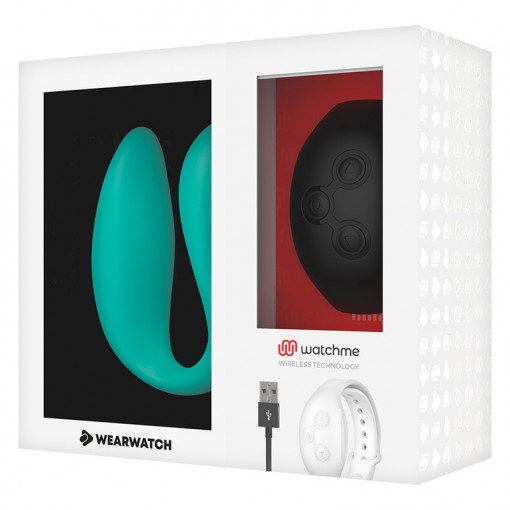 Vibrator inteligent Wearwatch - Dual Technology Vibrator Watchme Aquamarine / Jet - Img 4