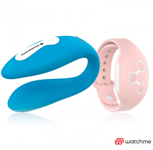 Vibrator inteligent Wearwatch - Watchme Dual Technology Vibrator Indigo / Pink - Img 3