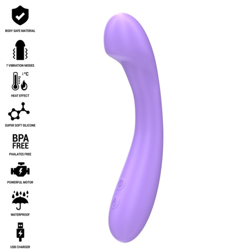 Vibrator INTENSE BECKY – 19 cm, Funcție de incalzire si 7 Moduri de Vibratie - Img 7