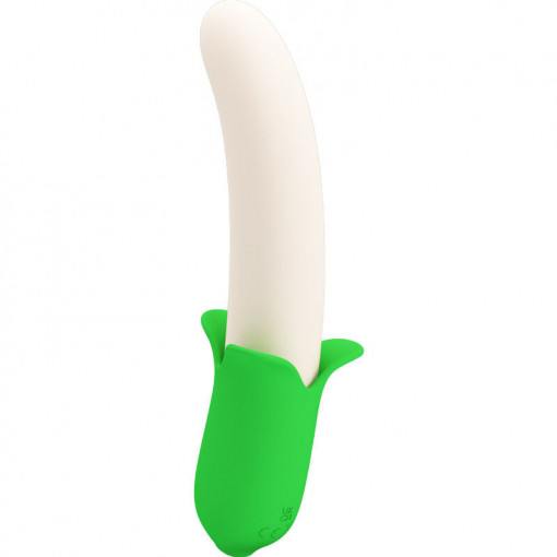 Vibrator multifunctional din silicon PRETTY LOVE BANANA KNIGHT (19.5cm) - Img 6