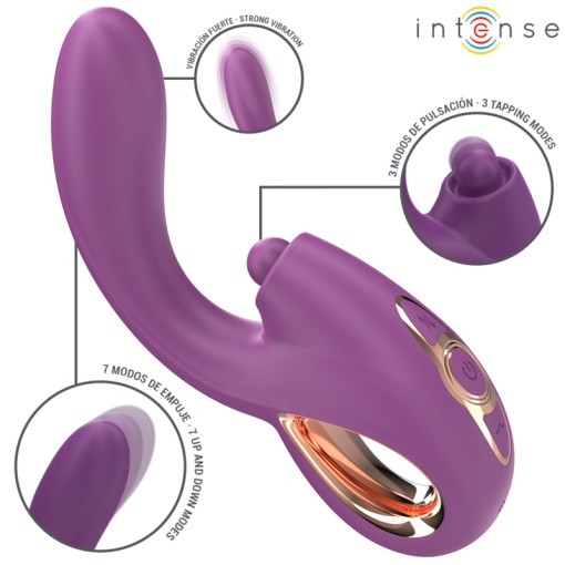 Vibrator Multifunctional INTENSE LALI - Stimulare G-Spot, Thrusting &amp; Vibratii - Img 5