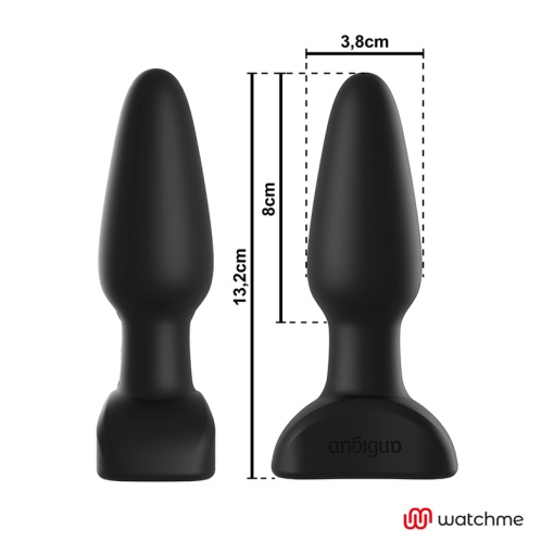 Vibrator plug anal cu vibratii Anbiguo AMADEUS ANDRE Telecomandă de tip ceas WATCHME - Img 3