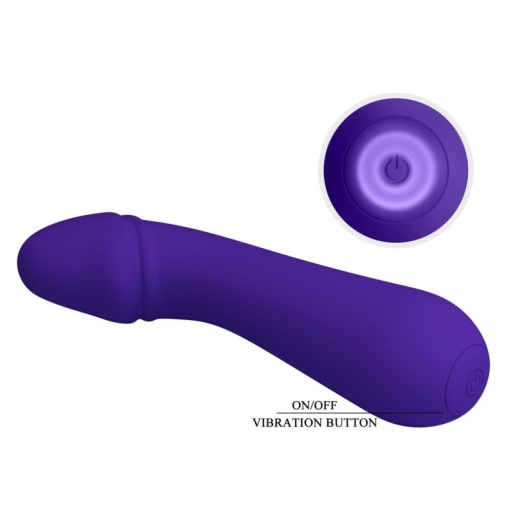 Vibrator Punctul G Cetus, 12 Moduri Vibratii, Sillicon, 15 cm - Img 2