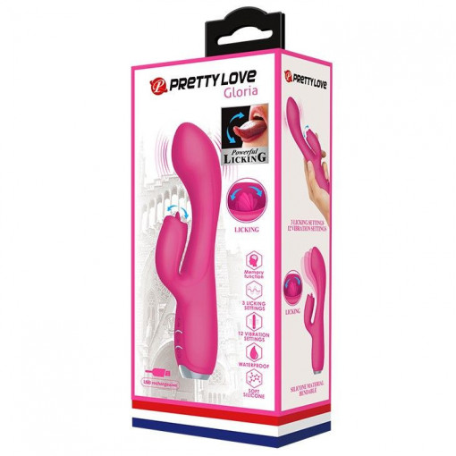 Vibrator rabbit pentru masajul punctului G PRETTY LOVE – GLORIA (19.8cm) - Img 2