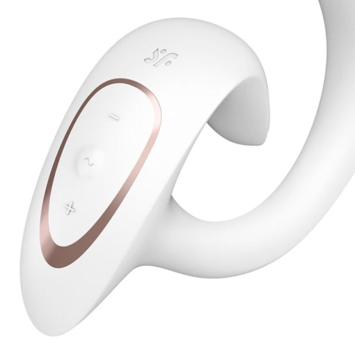 Vibrator Satisfyer G for Goddess 1 Alb- Stimulare dublă a punctului G și a clitorisului - Img 3