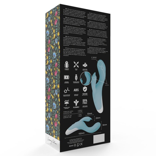 Vibrator stimulator dublu punct G si clitoris model iepuras Mia Dresden 10 programe de vibratii - Img 3