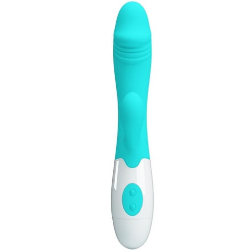 Vibrator stimulator punct G si clitoris Pretty Love - Snappy G-Spot Vibrator Aqua Green 30 funcții de vibrație - Img 3