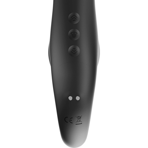 Vibrator Strap-on cu telecomanda fara curele cu tripla simulare IBIZA - Img 6