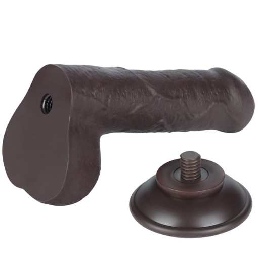 7'' Sliding Skin Dual Layer Dong Black (18.3cm) - Img 3