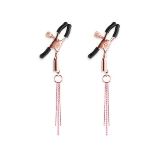 Clemele ajustabile pentru mamelon Bound - Nipple Clamps - D3 - Rose Gold - Img 3