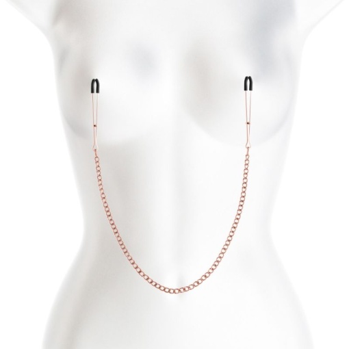 Clemele ajustabile pentru mamelon Bound - Nipple Clamps - DC3 - Rose Gold - Img 3