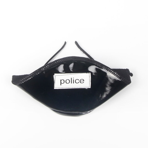 Costum de polițistă din dantelă, negru, mărime L/XL - Img 3