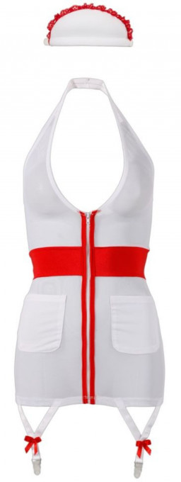 Costumatie asistenta sexy Nurse 2pcs, Cottelli Costumes - M - Img 2