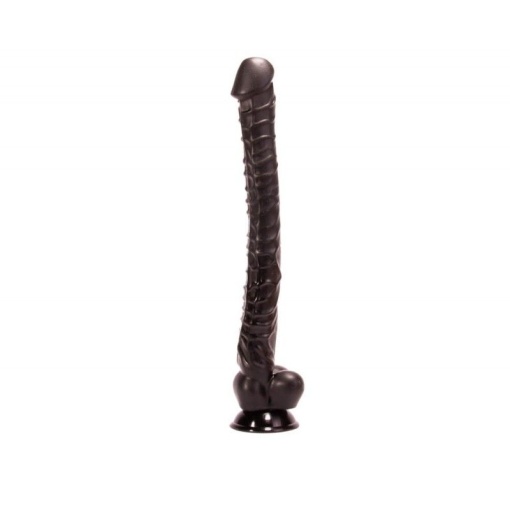 Dildo gigant cu ventuza X-MEN Jacob’s Cock Black 41cm x 4cm - Img 6