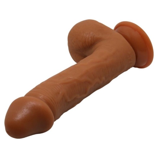 Dildo Mare Flexibil Beautiful Brown (22.2cm x 4.7cm) - Img 2