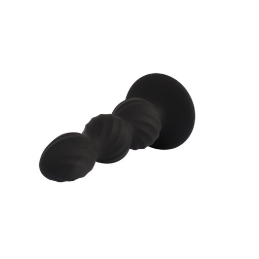 Dop anal cu 3 bile cu diametru diferit, relaxant cu suprafata stimulatoare 5.5'' Anal Control Plug - Img 3