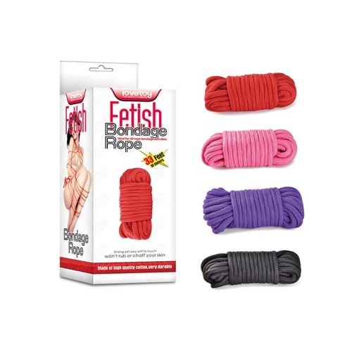 Fetish Bondage Rope pink - Img 2