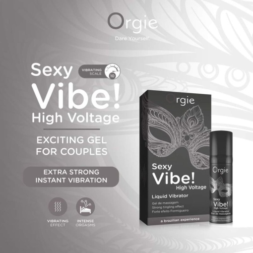 Gel intim extra puternic, Sexy Vibe, 15 ml, Orgie - Img 4