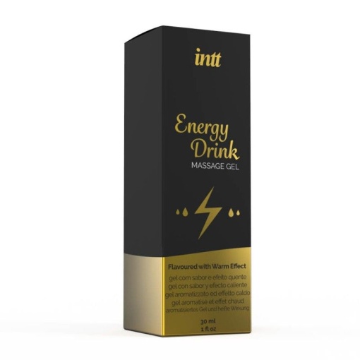 Gel masaj KISSABLE GEL ENERGY DRINK GLASS BOTTLE 30ML + BOX - Img 3