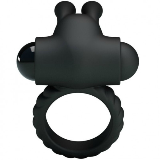 Inel inovator pentru penis din silicon cu vibrații PRETTY LOVE - EUDORA - Img 2