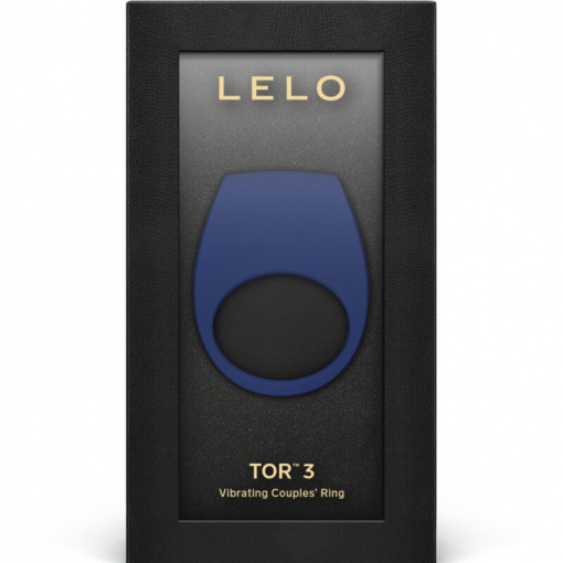Inel penis inteligent cu vibratii LELO - TOR 3 Azul compatibil cu aplicatia LELO - Img 2