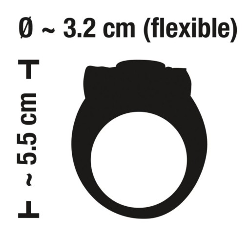 Inel vibrator felixibil cu vibro-glont detasabil Vibro-cock Ring