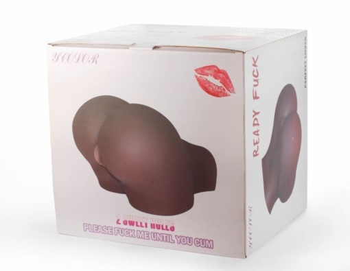 Mastubator cu dubla penetrare vagin si anus 2 Sweet Holes Mega Masturbator XXL - 10kg - Img 3