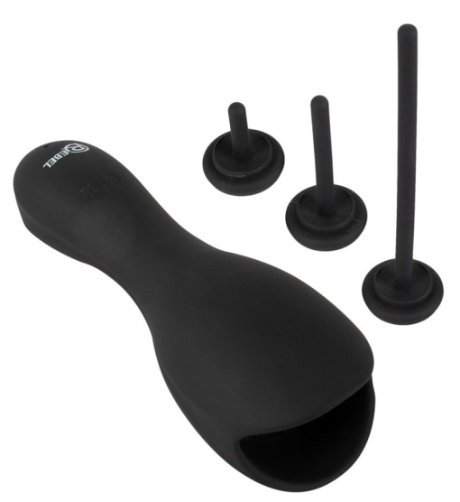 Masturbator cu vibratii cu 3 dilatatoare detasabile Glans Vibrator with 3 attachable Dilators - Img 7