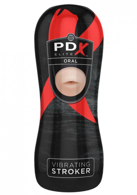 Masturbator cu vibratii Vibrating Stroker Oral - Img 2