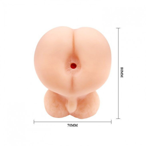 Masturbator de buzunar cu vibratii deschidere sub forma de anus CRAZY BULL ASS - Img 2