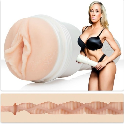 Masturbator Fleshlight - Brandi Love Vagina + Universal Launch + Aqua Quality Lubricant 50 ML - Img 3