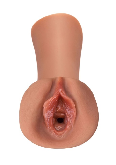 Masturbator forma de vagin si autolubrifiere Wet Pussies - Juicy Snatch, Caramel skin - Img 3