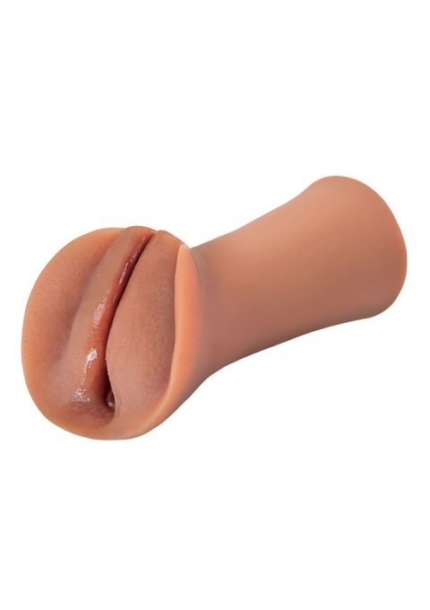 Masturbator pentru barbati cu auto-lubrifiere Wet Pussies - Slippery Slit, Caramel skin tone - Img 2