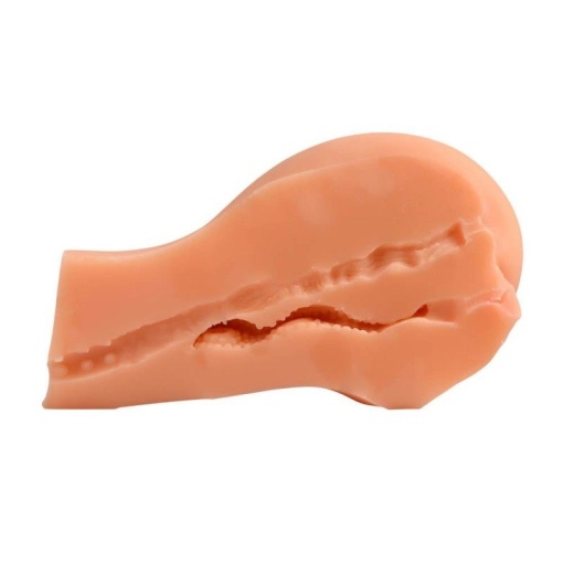 Masturbator realist de mari dimensiuni si cu 2 canale de penetrare Emily Sexy Ass 26cm x 27cm - Img 4