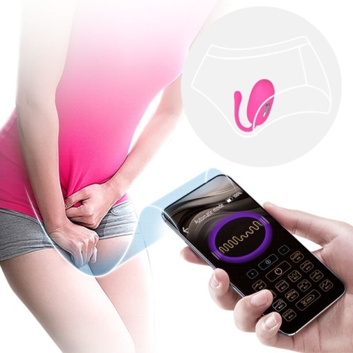 Ou vibrator inteligent Pretty Love - Doreen 12 moduri de vibrație și 3 moduri de șoc electric - Img 3