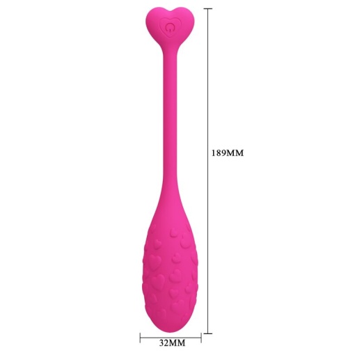 Ou vibrator inteligent Pretty Love Fisher Vibrating Egg control prin aplicatie - Img 2