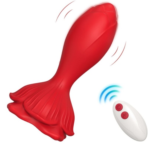 Plug dop anal cu vibratii ARMONY - PINK 9 moduri de vibrație cu telecomanda - Img 5