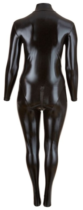 Salopeta neagra cu maneci lungi Jumpsuit with Long Sleeves - XL - Img 4