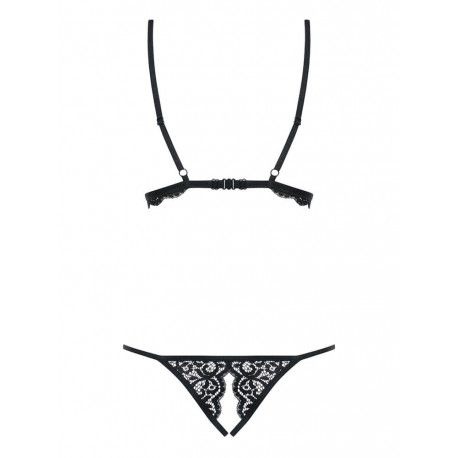 Set 2 piese Obsessive, 831-SET-1, black - S/M - Img 3