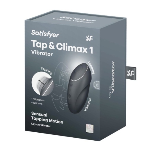 Stimulator clitoris Satisfyer Tap &amp; Climax 1 bluegrey - Img 7