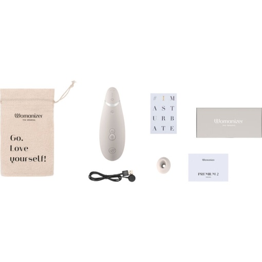 Stimulator Clitoris Womanizer Premium 2 WARM GRAY