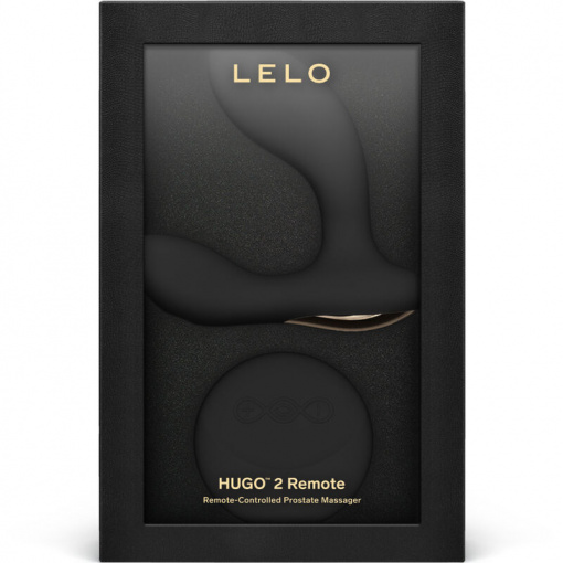 Stimulator masaj prostata cu telecomada LELO HUGO 2 Negru - Img 3