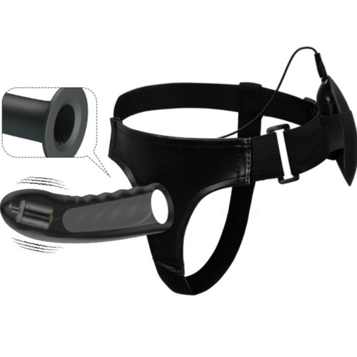 Strap-on Silicon cu Vibratii Pretty Love Marvin 16.2cm - Img 5