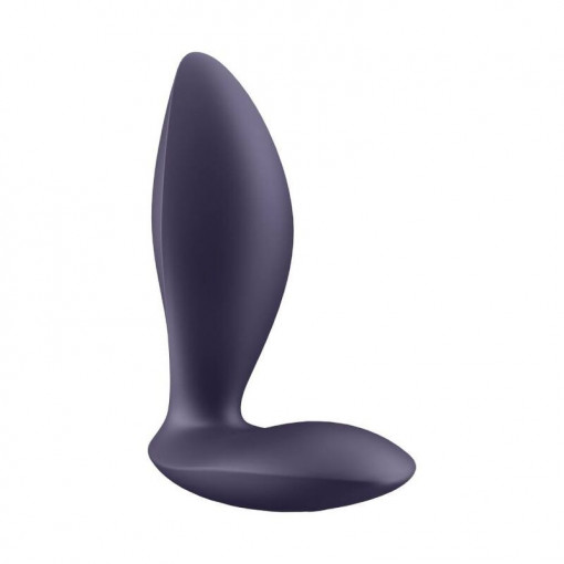 Vibrator anal 12 programe de vibratie Satisfyer Power Plug purple (11,3cm) - Img 4